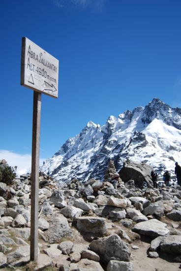 Sur le trek du Salkantay