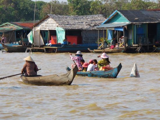 Sur la route du Lac de Tonle Sap